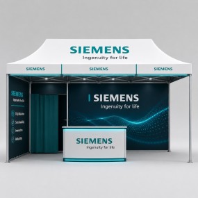 Promotionzelt 3x6 individuell bedrucken | Faltpavillon ...