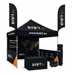 Faltpavillon Komplettset mit individuellem Logodruck