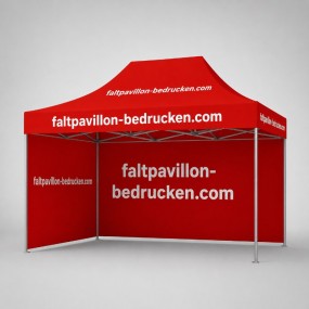 Faltpavillon 3x6 bedrucken lassen – Werbezelt 3x6 mit L...