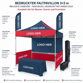 Faltpavillon günstig bedrucken